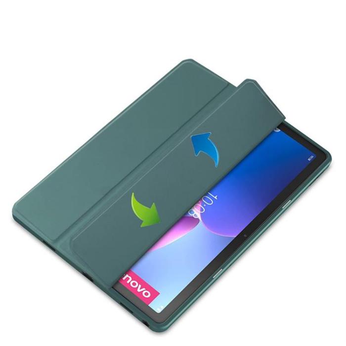 UTGATT1 - Lenovo Tab M10 Plus 10.6 3rd Gen Fodral Hybrid - Grön