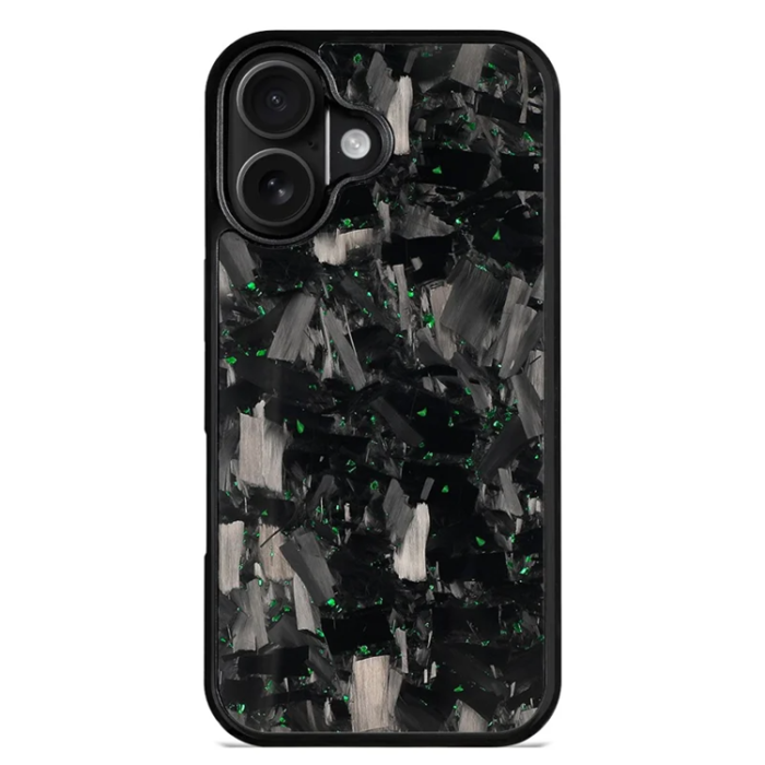 A-One Brand - iPhone 17 Mobilskal MagSafe Aramid Fiber Large Texture - Grön