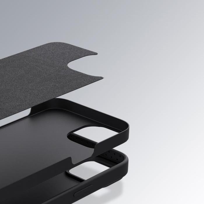 Nillkin - Nillkin iPhone 14 Pro Max Mobilskal CamShield Silky Silikon - Blå