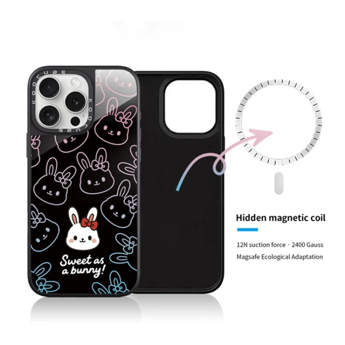 A-One Brand - iPhone 15 Pro Max Mobilskal MagSafe Aluminium Silikon