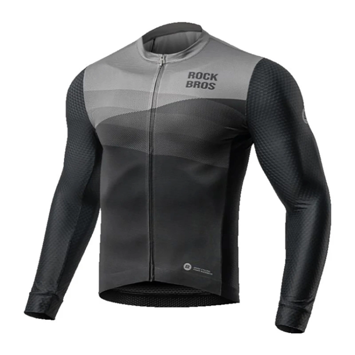 Rockbros - Rockbros Cykeltröja Långärmad Vår/Sommar XL - Svart