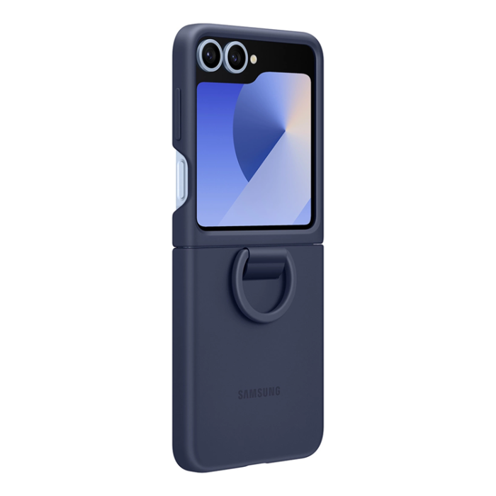 Samsung - Mobilskal till Samsung Galaxy Z Flip 6 Silikon - Marinblå