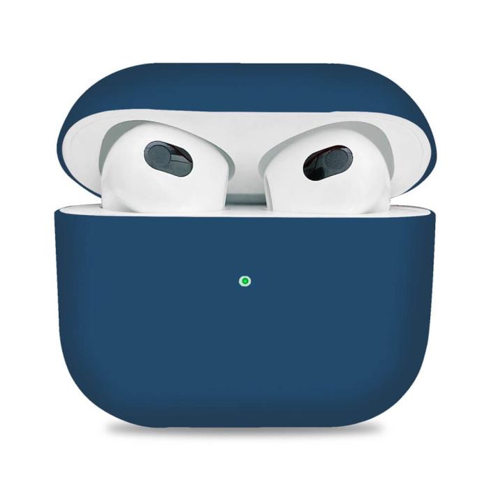 A-One Brand - Mjukt silikon skal till Apple Airpods 3 - Mörkblå
