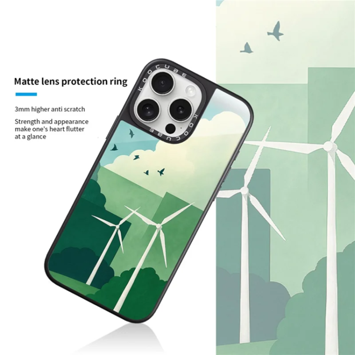 A-One Brand - iPhone 15 Pro Max Mobilskal MagSafe Aluminium Silikon