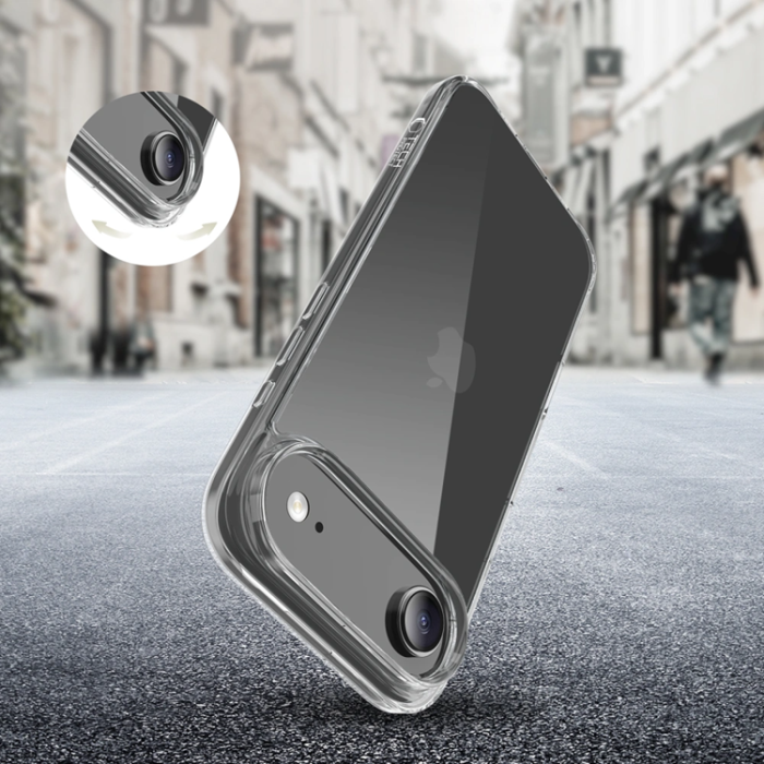 Tech-Protect - Tech-Protect iPhone Air Mobilskal Flexair Hybrid - Clear