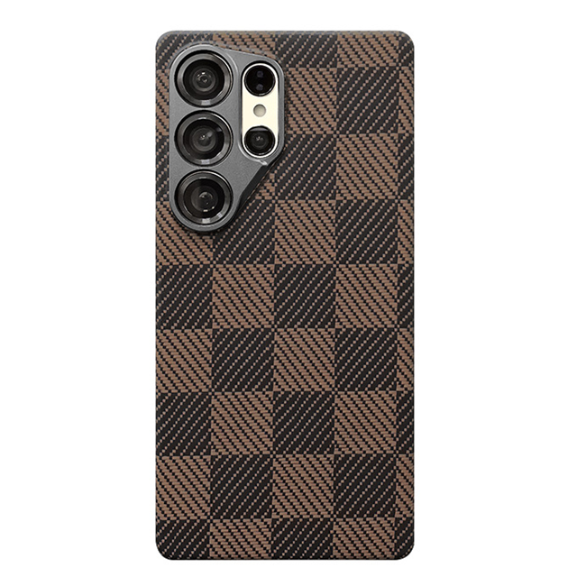 Galaxy S25 Ultra Mobilskal MagSafe Kevlar - Guld Style | 2353 | AlltMobil