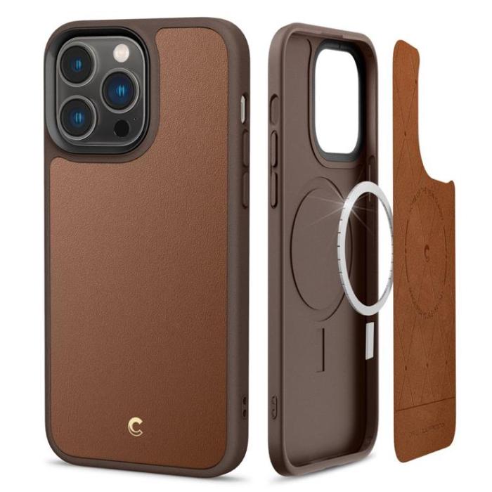 UTGATT1 - Spigen iPhone 14 Pro Max Skal Cyrill Kajuk Magsafe - Saddle Brun