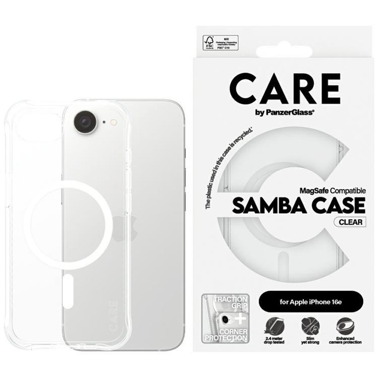 CARE iPhone 16e Mobilskal MagSafe Fashion - Transparent | 2353 | AlltMobil