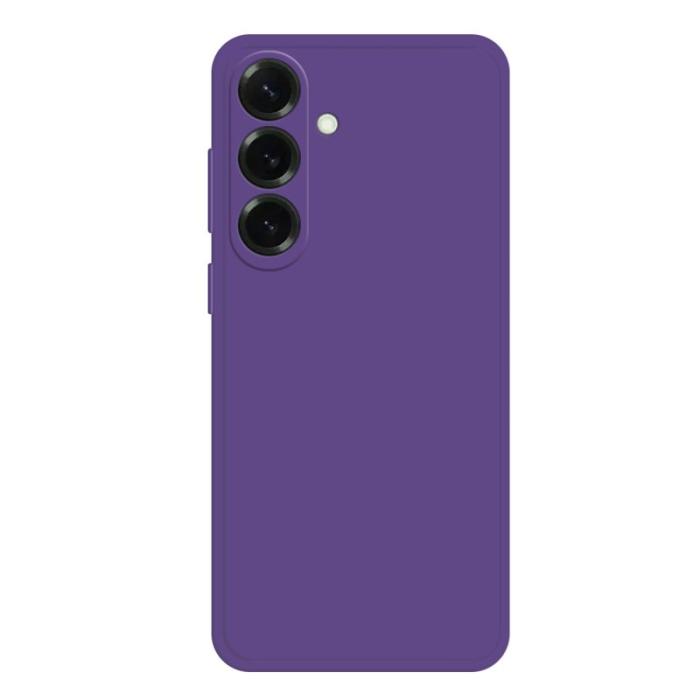 OEM - Samsung Galaxy S26 Plus Skal TPU Rakt Kant Skydd - Mörklila