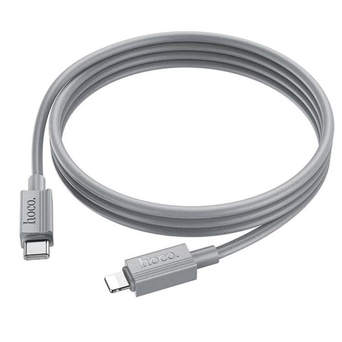 Hoco - Hoco USB-C Till Lightning 1m Kabel 27W X107 - Grå