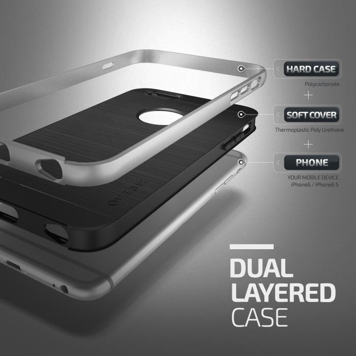 VERUS - Verus High Pro Shield Skal till Apple iPhone 6(S) Plus - Light Silver