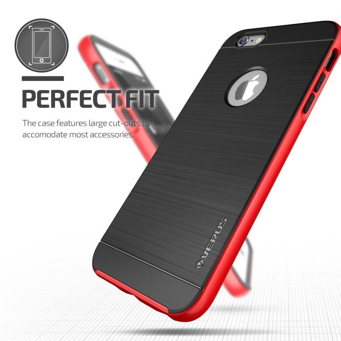 VERUS - Verus High Pro Shield Skal till Apple iPhone 6(S) Plus - Crimson Red