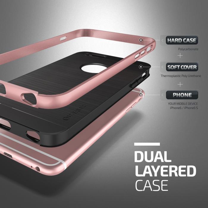 VERUS - Verus High Pro Shield Skal till Apple iPhone 6(S) Plus - Rose Gold