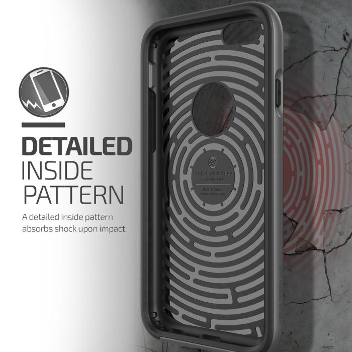 VERUS - Verus High Pro Shield Skal till Apple iPhone 6(S) Plus - Steel Silver