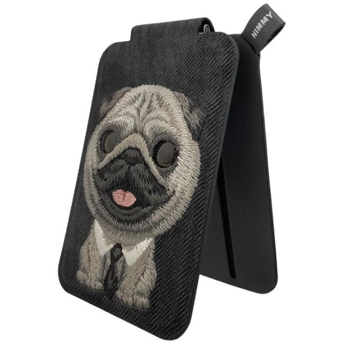 NIMMY - Nimmy MagSafe Korthållare och Mobilställ Big-Eye Cute Pets 2.0 Dog - Svart
