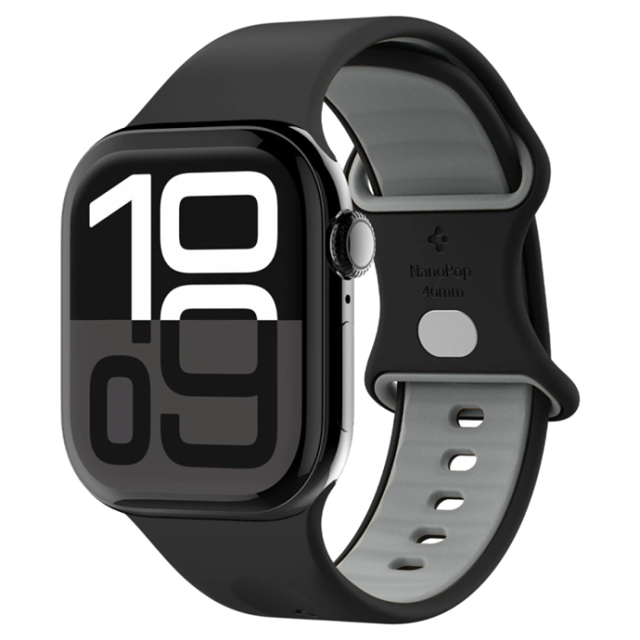 Spigen - Spigen Apple Watch (44/45/46/49mm) Armband Nano Pop - Svart