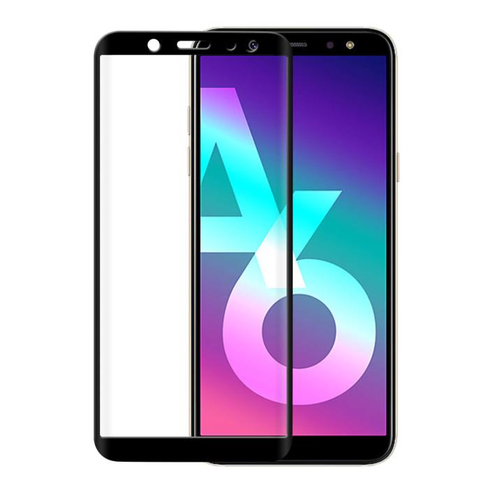 UTGATT1 - GEAR Härdat Glas 3D Full Cover Svart Samsung A6