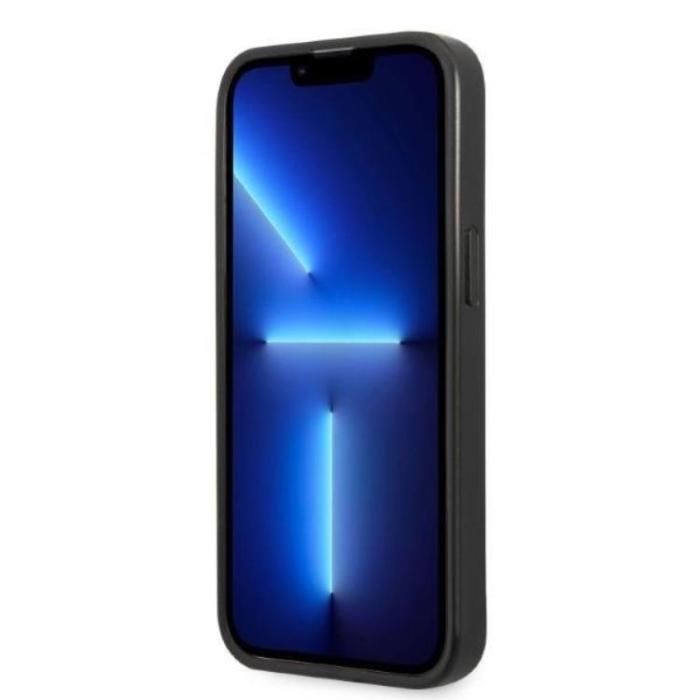 KARL LAGERFELD - Karl Lagerfeld iPhone 13 mini Skal Saffiano Plaque - Svart
