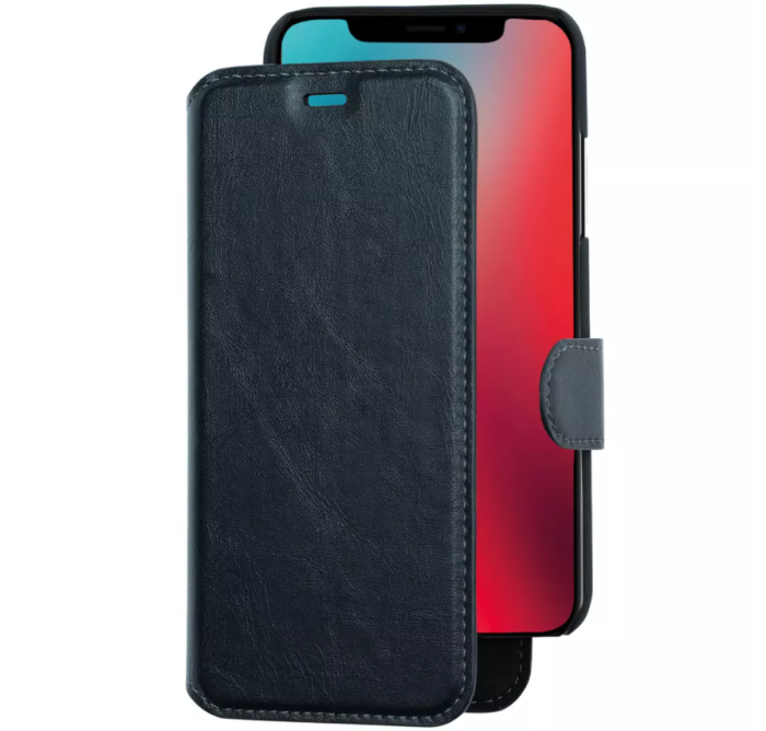 Champion - Champion 2-in-1 Slim Plånboksfodral iPhone 12 Mini - Svart