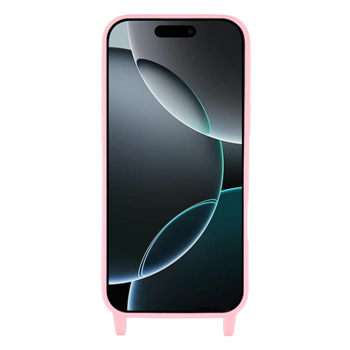 A-One Brand - iPhone 17 Pro Max Mobilskal TPU med Hål för Rem - Rosa