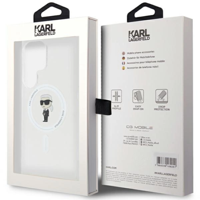 KARL LAGERFELD - Karl Lagerfeld Galaxy S23 Ultra Mobilskal Magsafe IML Ikonik