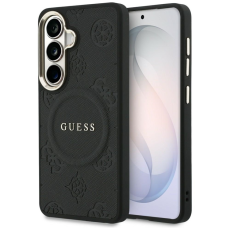 Guess - Guess Mobilskal F&ouml;r Galaxy S26 Plus MagSafe Saffiano Peony Embossed Ring