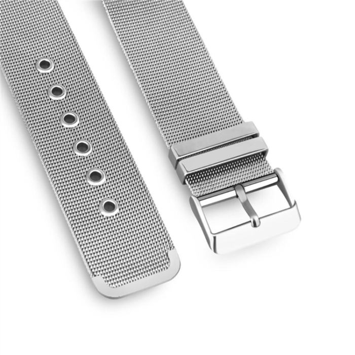 A-One Brand - Apple Watch 2/3/4/5/6/7/SE/Ultra (42/44/45/49mm) Armband Mesh - Silver