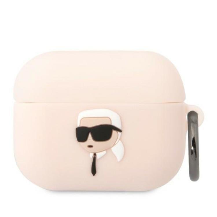 Karl Lagerfeld AirPods Pro Skal Silicone Karl Head 3D - Rosa | 2353 | AlltMobil