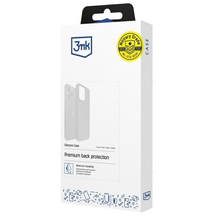3MK - 3MK Mobilskal till iPhone 16 Pro 6.3 Silikon - Marinblå