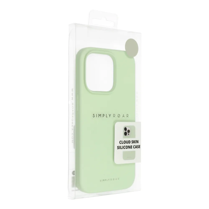 OEM - iPhone 15 Pro Mobilskal Roar Cloud Skin - Ljusgrön