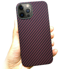 KZDOO - KZDOO Mobilskal till iPhone 16 Pro Aramid Fiber - R&ouml;d