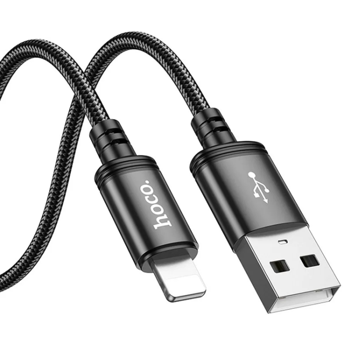 Hoco - HOCO USB-A till Lightning Kabel 2,4A X91 3 m black