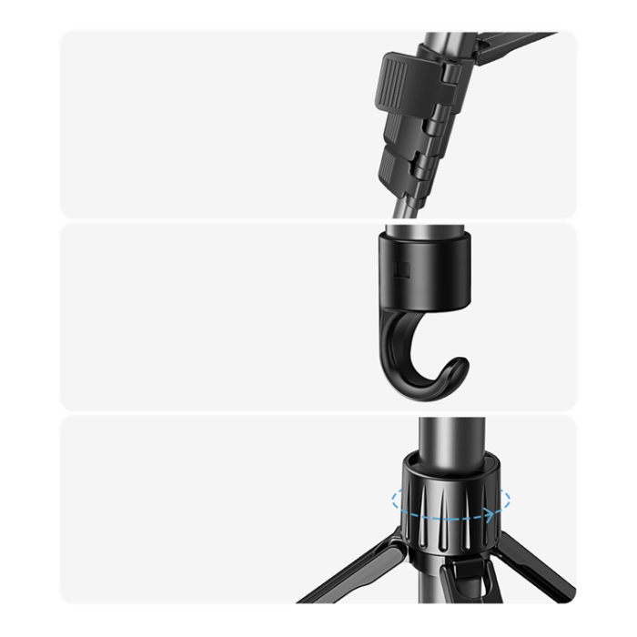 Ugreen - Ugreen Tripod För Mobil/Kamera - Svart/Grå