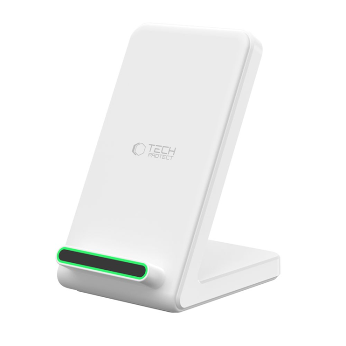 Tech-Protect - Tech-Protect Trådlös Laddare QI 15W-A40 - Vit