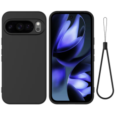A-One Brand - Google Pixel 10 Pro Mobilskal Liquid Silikon - Svart