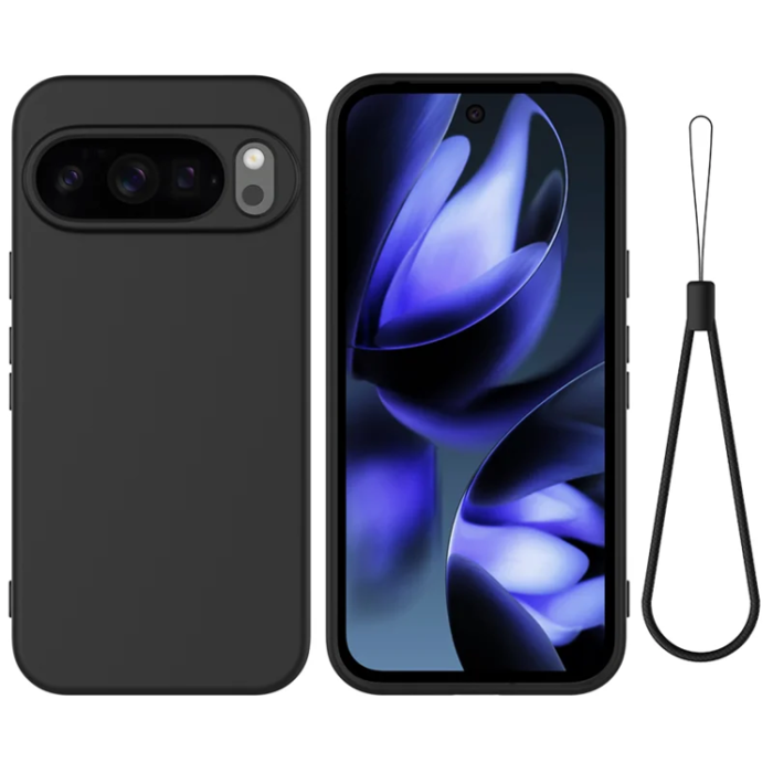 A-One Brand - Google Pixel 10 Pro Mobilskal Liquid Silikon - Svart