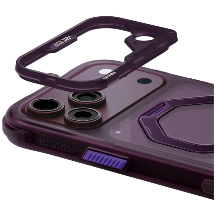 Skinarma - Skinarma Mobilskal För iPhone 18 Pro Max/17 Pro Max Magsafe Saturn Kickstand
