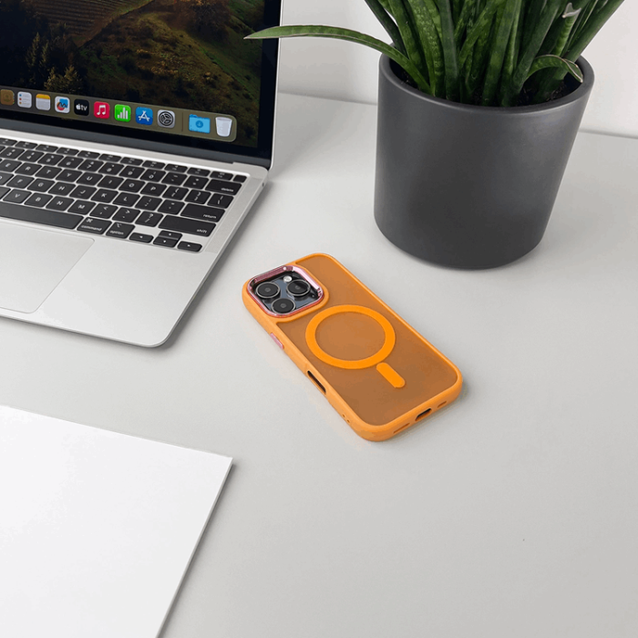 Wozinsky - Wozinsky Galaxy S25 Plus Mobilskal Magsafe Fashion - Orange
