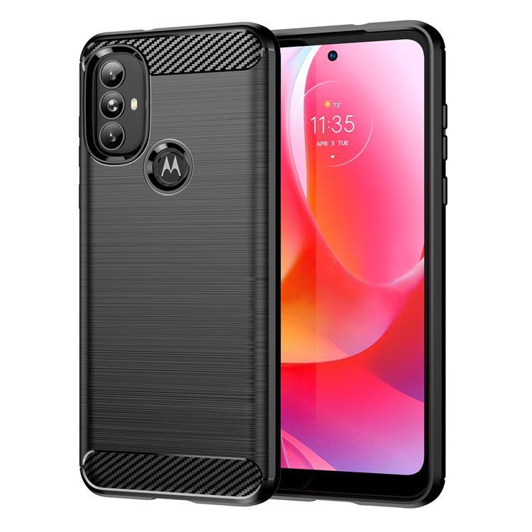 Carbon Flexible Skal Motorola Moto G Power (2022) - Svart | 2353 | AlltMobil