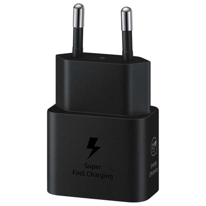 Samsung - Samsung Väggladdare 25W SFC USB-C GaN - Svart