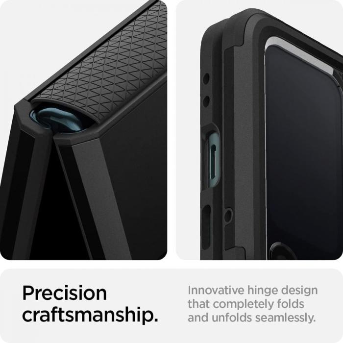 UTGATT1 - Spigen Mobilskal Tough Armor Galaxy Z Flip 3 - Svart
