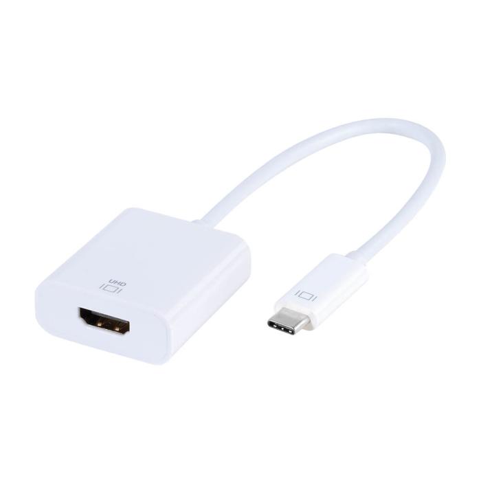 UTGATT1 - Vivanco Dataadapter HDMI till USB-C 0,15m - Vit