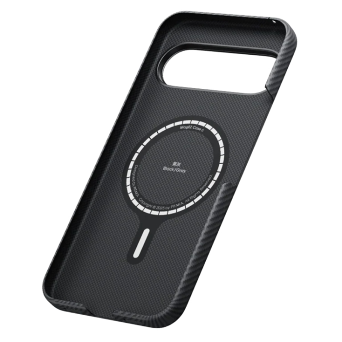 PITAKA - PITAKA Google Pixel 10/10 Pro Mobilskal MagSafe Ultra-Slim - Svart Grå