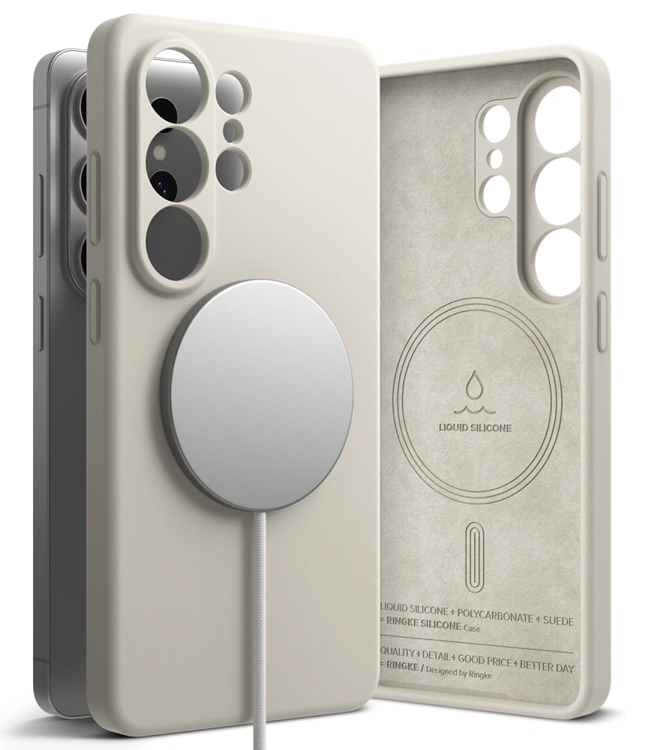 Ringke Mobilskal För Galaxy S26 Ultra Magsafe Silikon - Stone | 2353 | AlltMobil