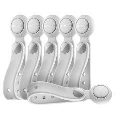 Joyroom - [6-Pack] Joyroom Silikon Magnetiska Kabelband - Vit