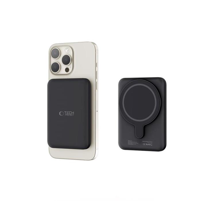 Tech-Protect - Magsafe Powerbank 5000mah PB10 LifeMag - Svart