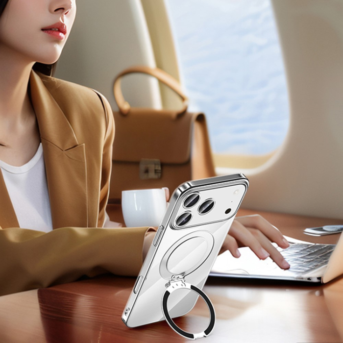 SULADA - SULADA iPhone 17 Pro Max Mobilskal MagSafe Electroplated Nature