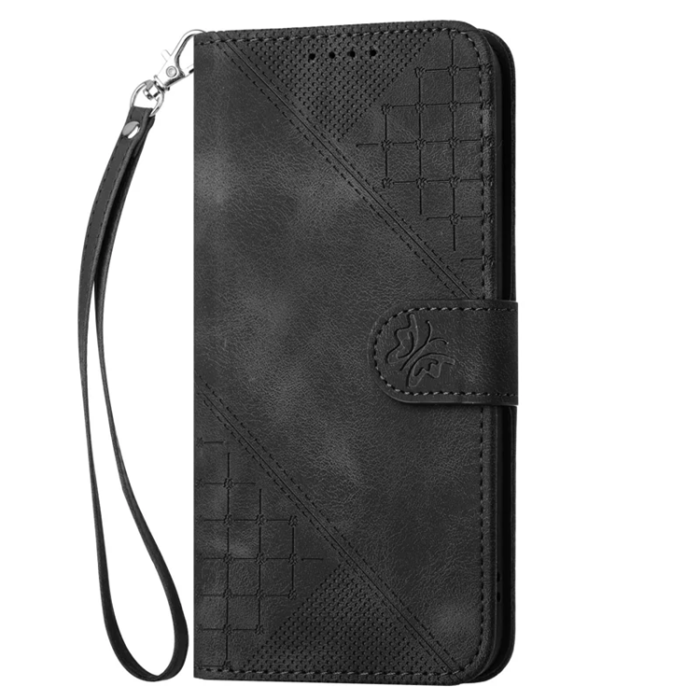 A-One Brand - iPhone 17 Pro Max Plånboksfodral Butterfly Flower - Svart