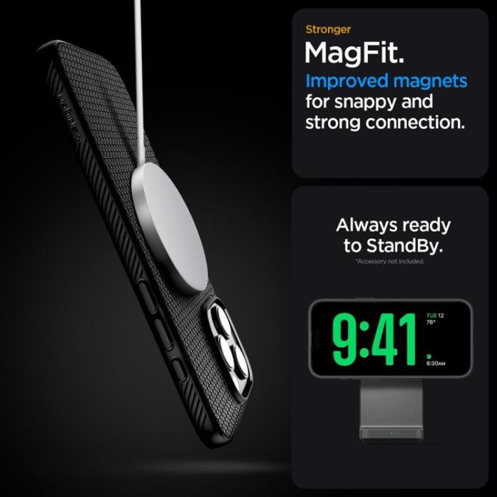 Spigen - Spigen iPhone 16 Pro Max Mobilskal Magsafe Liquid Air 