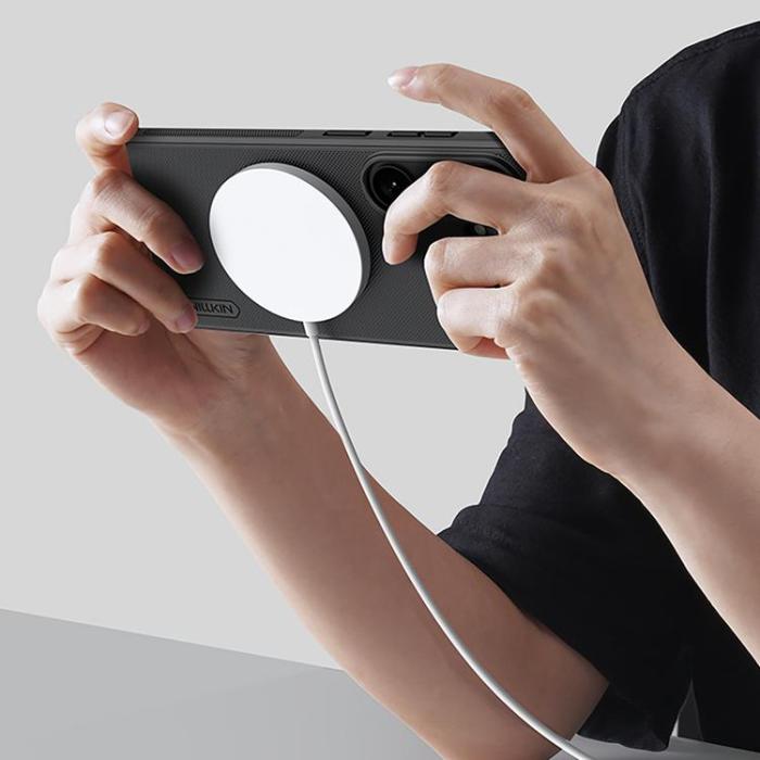 Nillkin - Nillkin Mobilskal för Galaxy S26 MagSafe Super Frosted Shield Pro - Svart